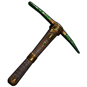 Rust Emerald Emerald Relic Pick Axe Skin | CS2, Rust, Dota 2 Items