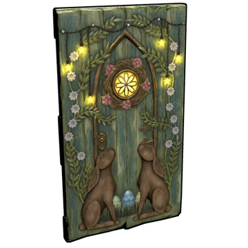 Wooden Rabbit Door Skin | CS2, Rust, Dota 2 Items