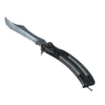 Butterfly Knife | Damascus Steel Skin | CS2, Rust, Dota 2 Items