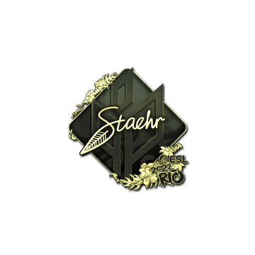 Sticker | Staehr (Gold) | Rio 2022 | 詳細な概要 | 更新済み