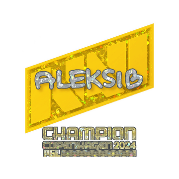 Sticker | Aleksib (Glitter, Champion) | Copenhagen 2024 | Detailed ...