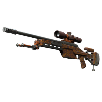 SSG 08 | Orange Filigree