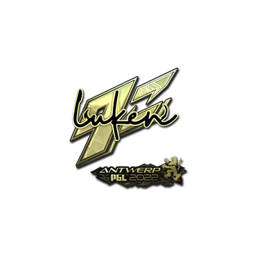 Sticker | luken (Gold) | Antwerp 2022